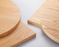 CTA-05・06　オーク/タモ突板・木縁巻き ストレートタイプ