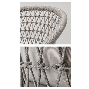 ミューズ ロープ編み込み