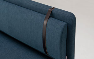 ベルトカラーダークブラウン