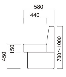 ベンチ101 スタンダードサイズ