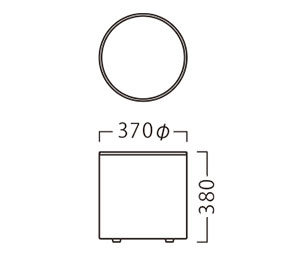 丸スツールサイズ