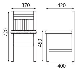 樹 レギュラーチェアサイズ
