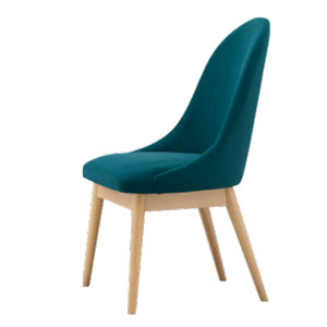 レイ ハイバックチェア（木製脚）