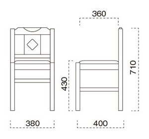 菱江椅子サイズ