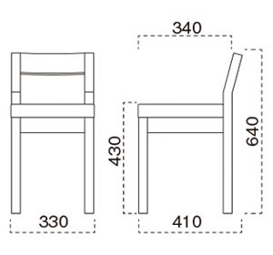 小町椅子サイズ