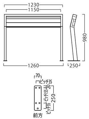 ヒップレスト サイズ