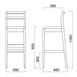 伊東スタンド椅子サイズ