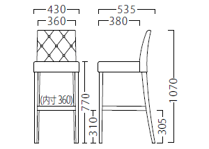 プレージスタンドサイズ