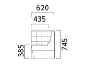 クレマンU角コーナーサイズ