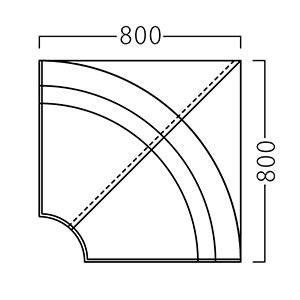 アイリスコーナーサイズ