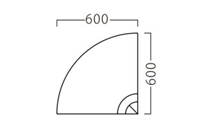 エクスト外アールイス90° サイズ