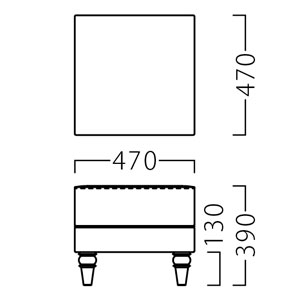 ドレープW470サイズ