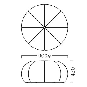 カボー900φサイズ
