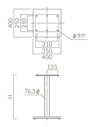 EV-BL 400サイズ