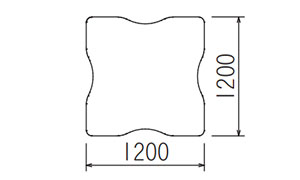 TCA1200-ZW サイズ