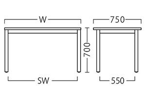 柊テーブルサイズ